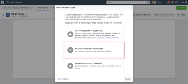 WordPress Facebook Pixel Image9
