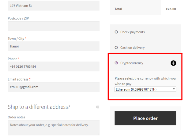 choosing crypto payments