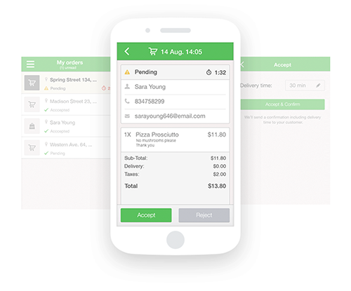 restaurant order taking app