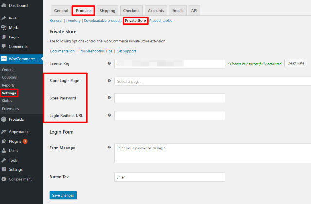 create private store
