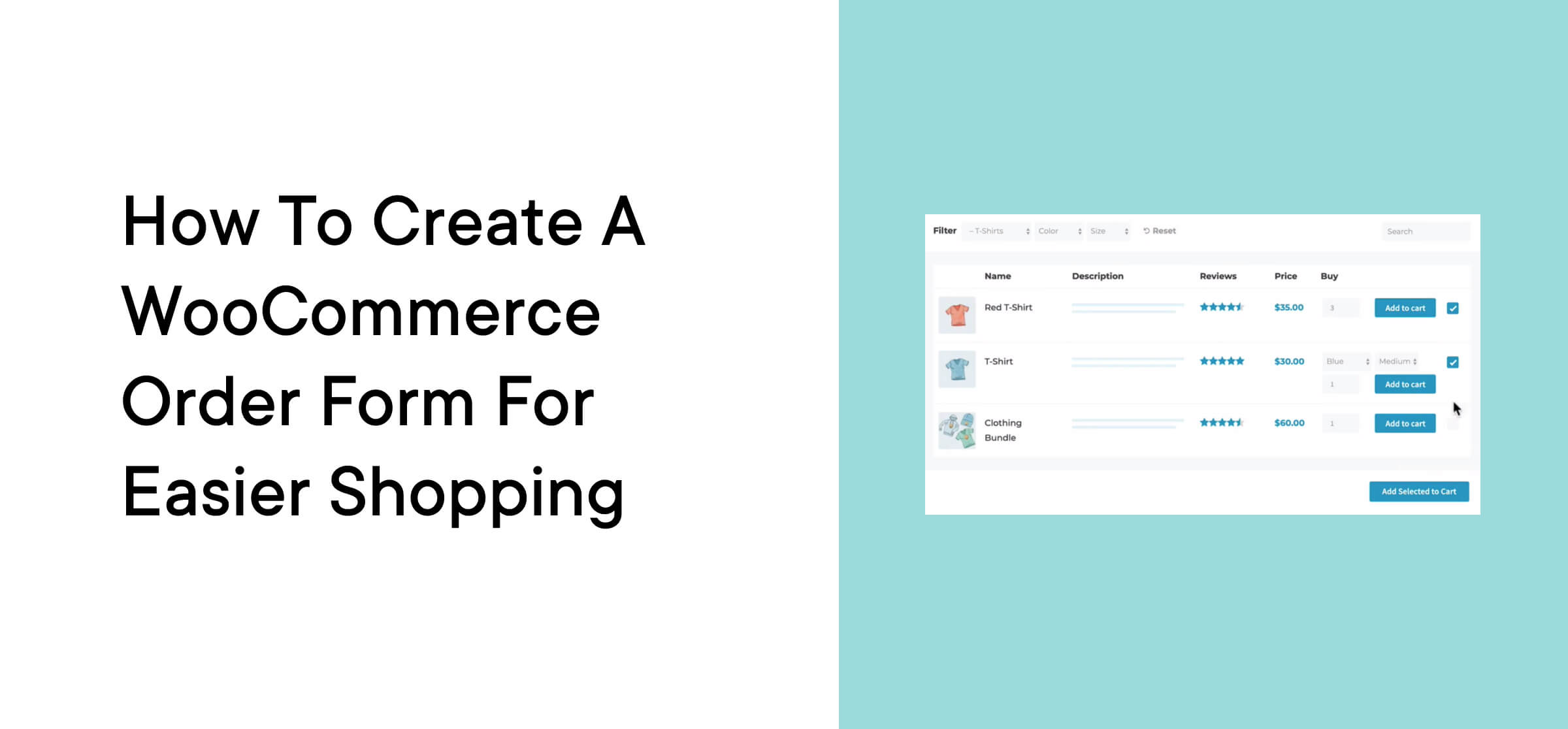How To Create A WooCommerce Order Form For Easier Shopping