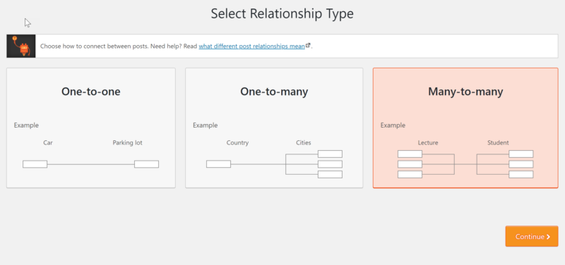 Many-to-many relationship