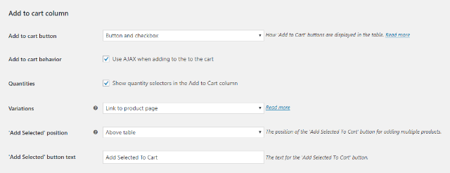 Configure add to cart