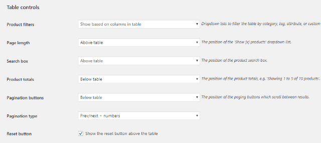 configure filters