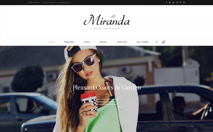 CheerUp Blog / Magazine - WordPress Blog Theme