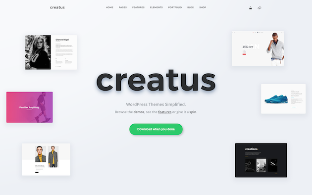 The Creatus website.