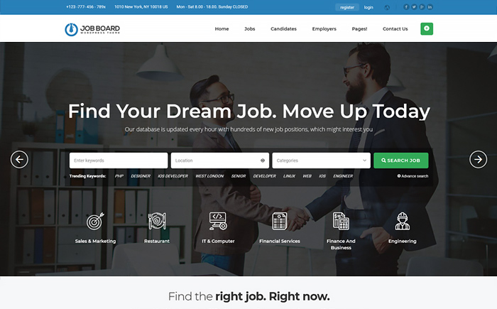 Job Board WordPress Theme - InJob