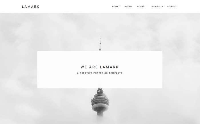 Lamark - Freelancers and Agencies Portfolio WordPress Theme