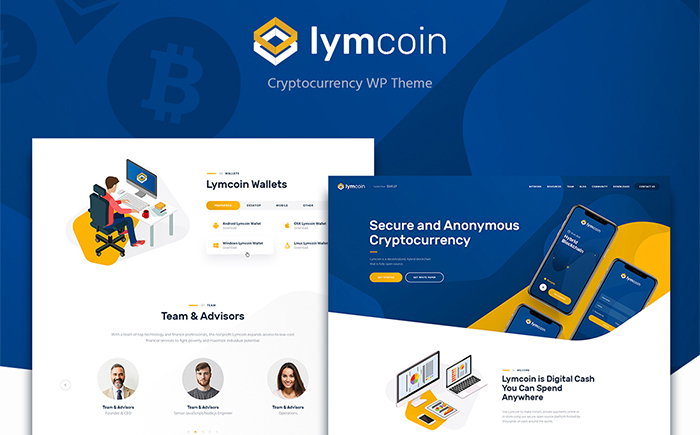 Lymcoin | Cryptocurrency & ICO WordPress Theme