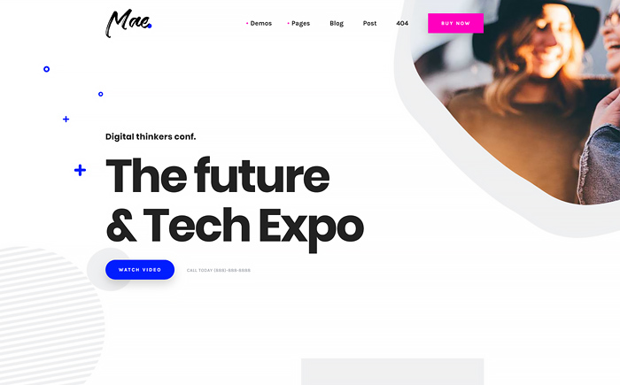 Mae - A Gutenberg & WordPress Theme