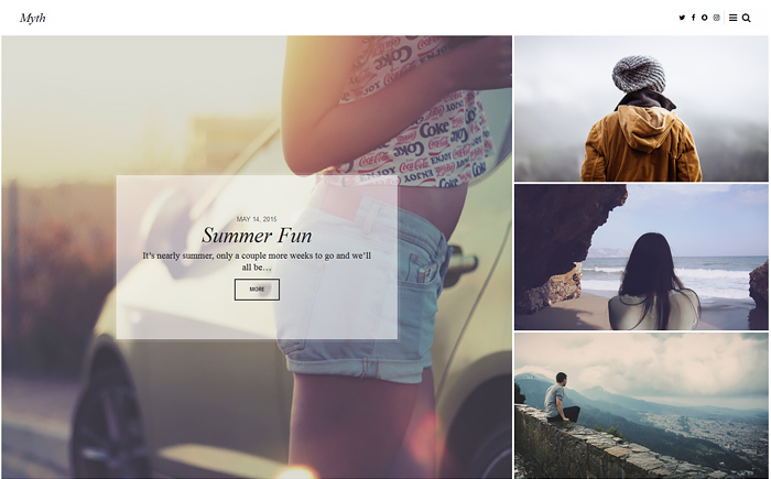 Myth - An Elegant Storytelling WordPress Blog Theme