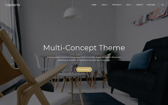 Soprano - Clean Multi-Concept WordPress Theme