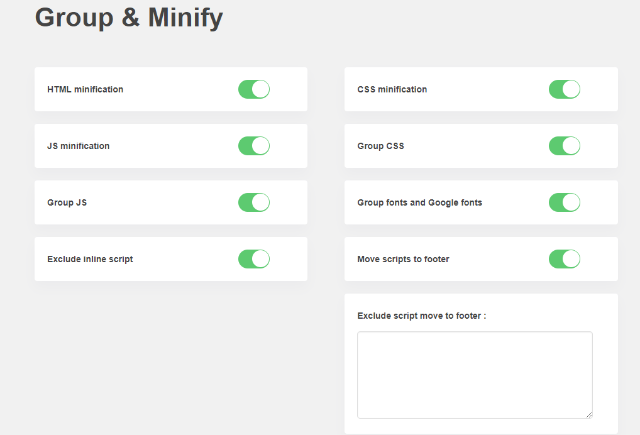 minify