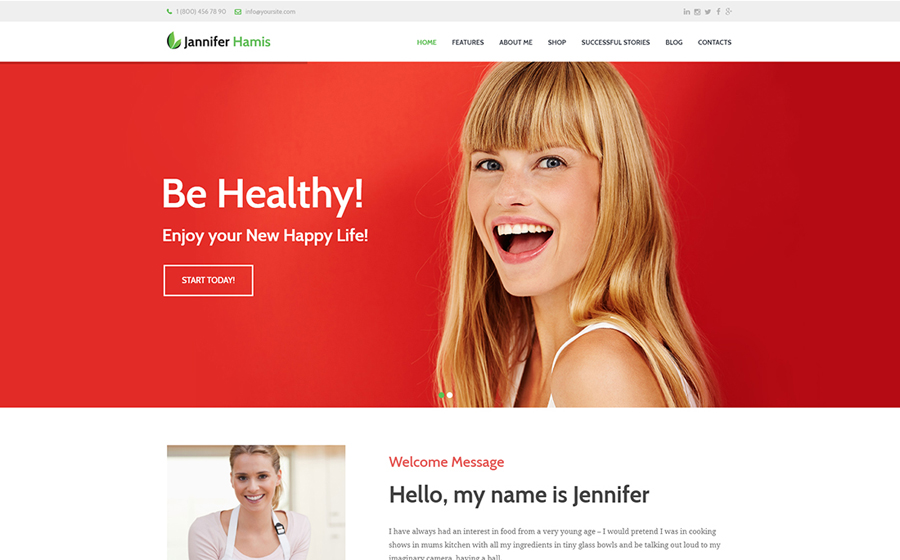 Health Coach Blog & Lifestyle Magazine WordPress Theme
