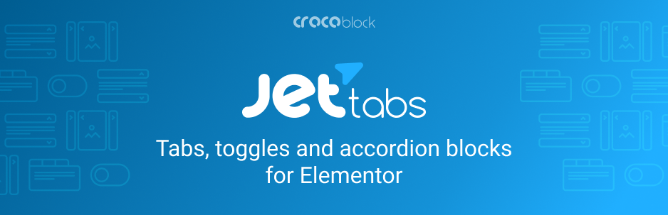 The JetTabs Elementor plugin.