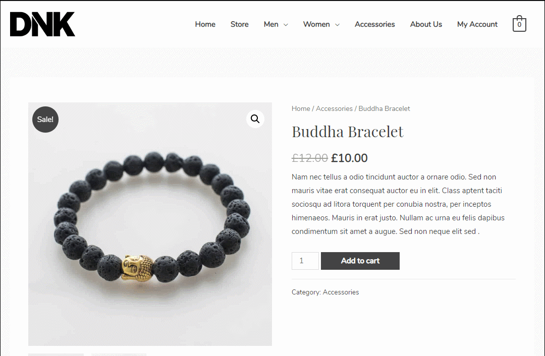 add to cart popup example