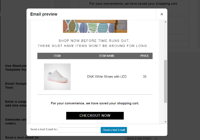 test emails