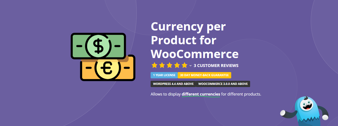 The Currency per Product for WooCommerce plugin.
