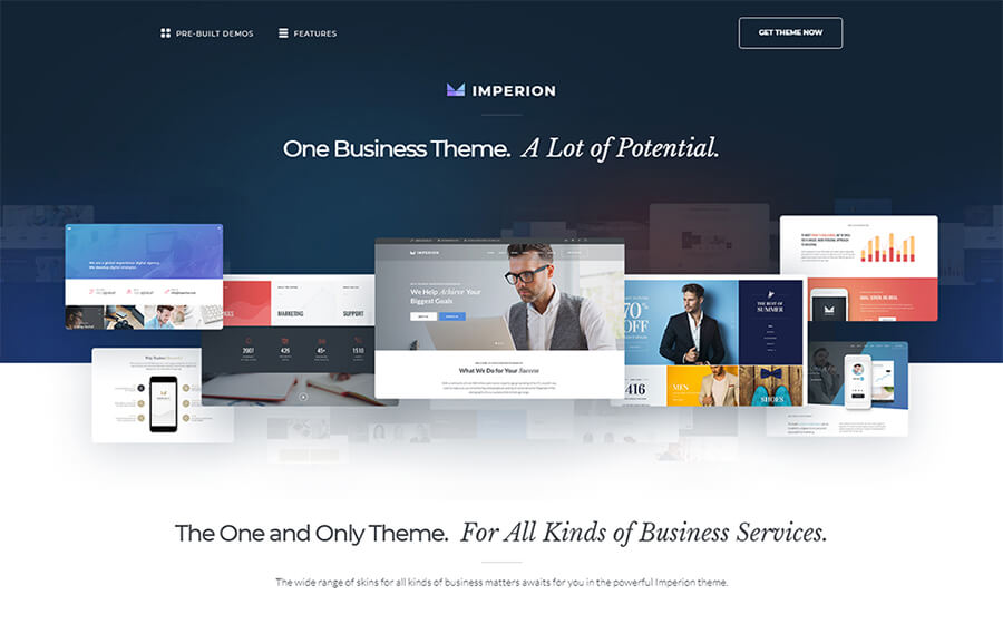 The Imperion Elementor theme.