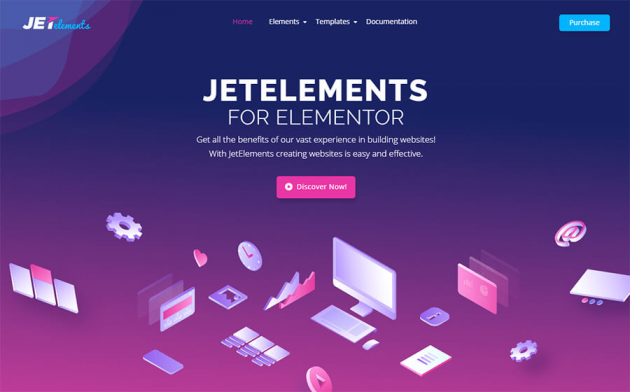 The JetElements Elementor plugin.