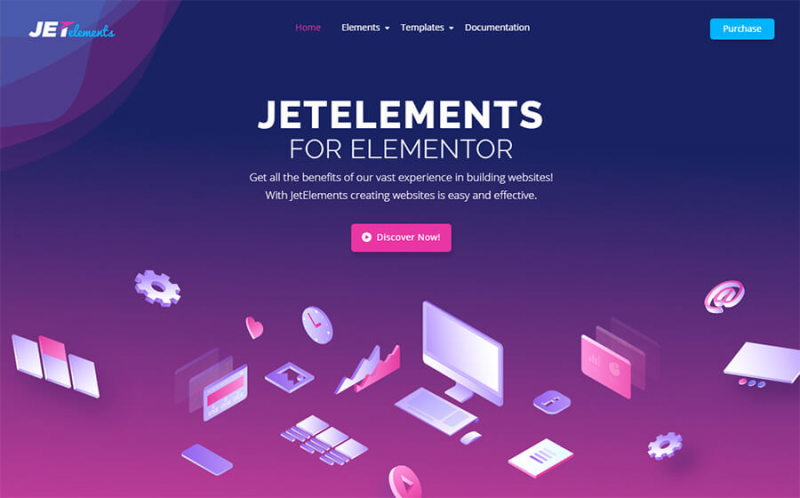 The JetElements Elementor plugin.
