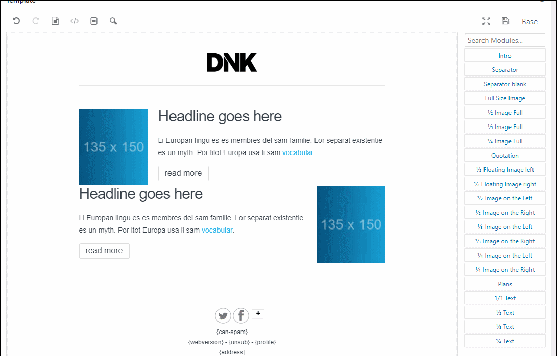 Inline editing