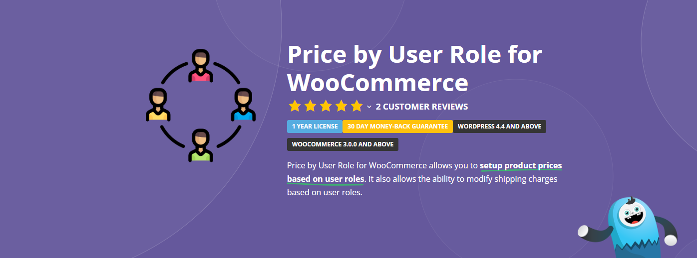 The Price by User Role for WooCommerce plugin.