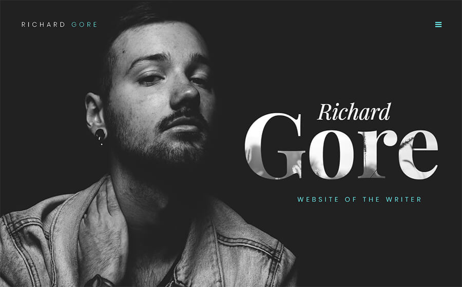 The Richard Gore Elementor theme.
