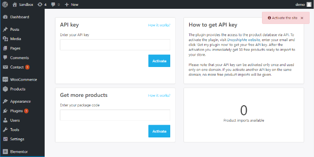 Dropshipme Review setup