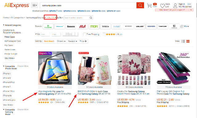regular aliexpress site