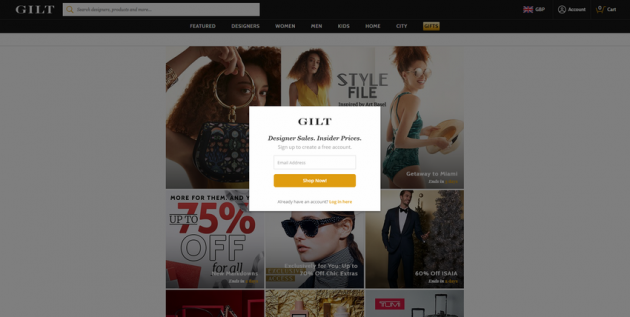 mobile ecommerce popup
