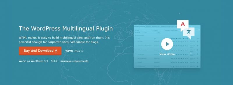 The WPML plugin website.