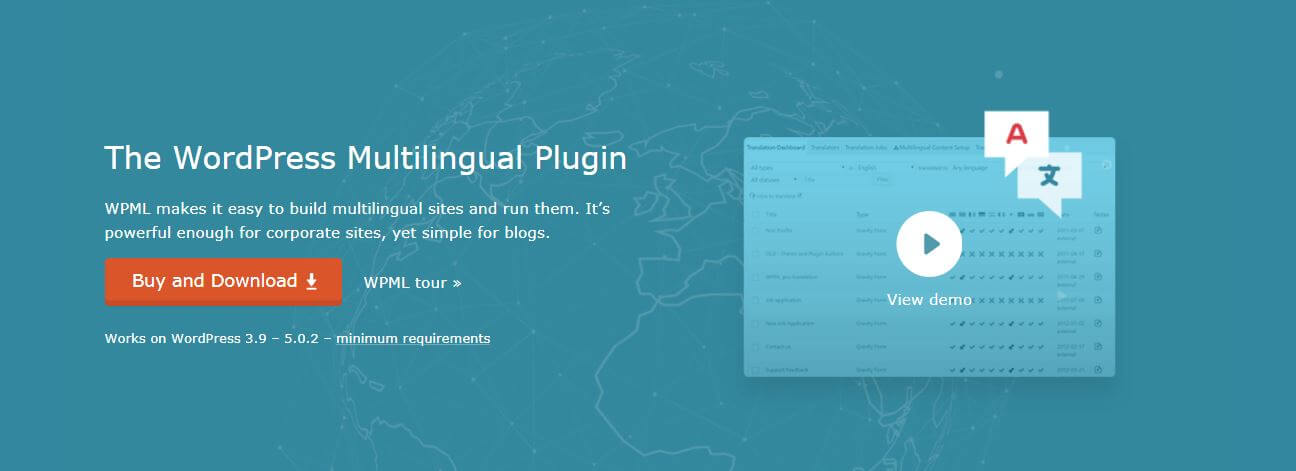 The WPML plugin website.