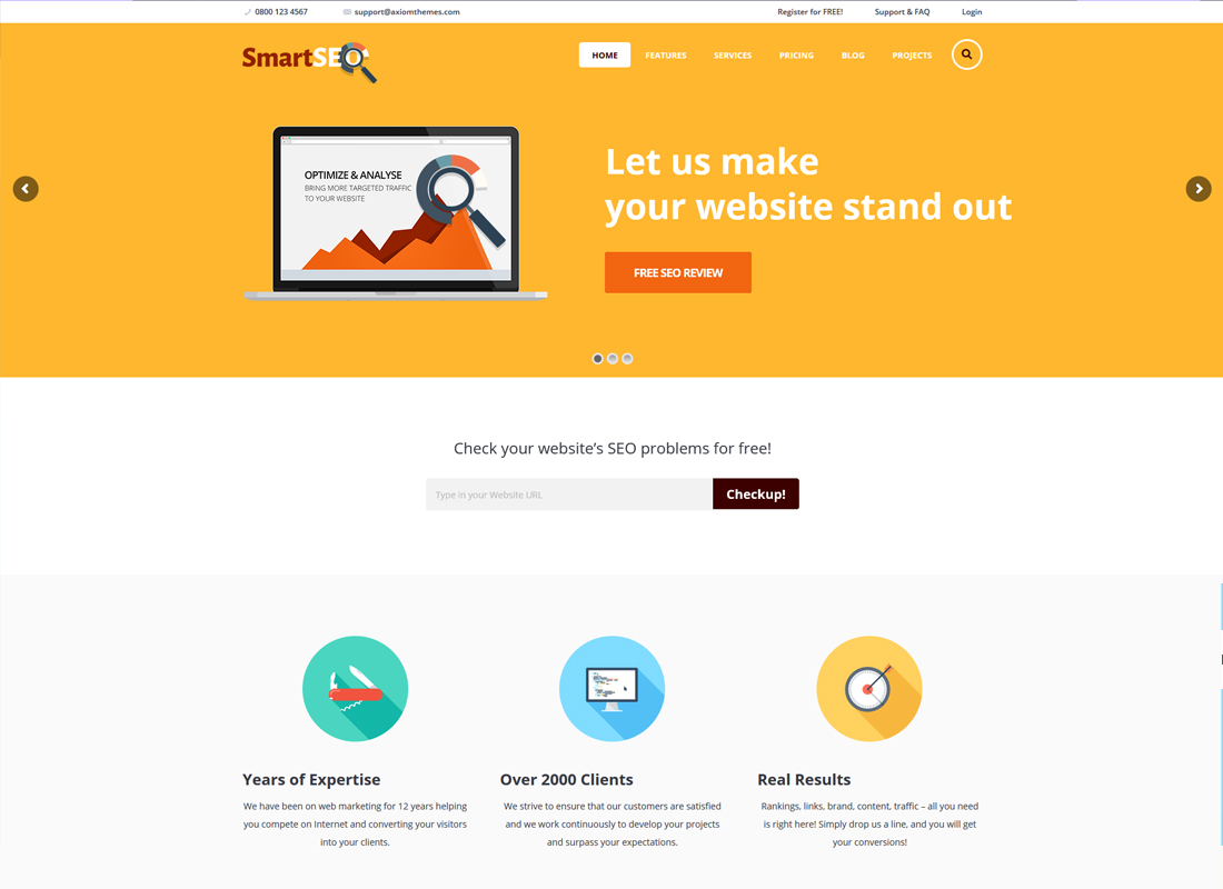 SmartSEO | SEO & Marketing Services WordPress Theme