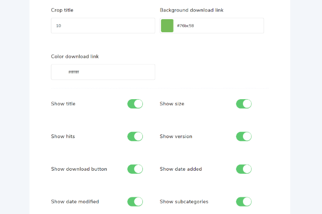 wp file download advanced settings