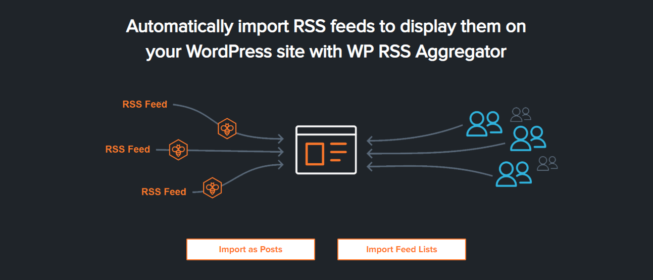 The WP RSS Aggregator plugin.