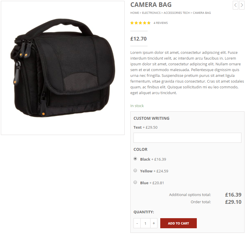 YITH WooCommerce Product Addons