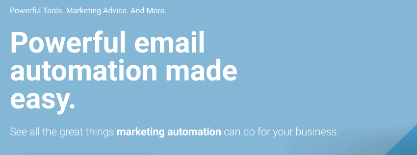 The Constant Contact Homepage.