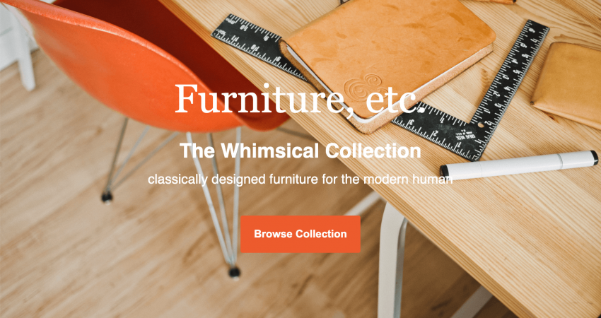 An example of an e-commerce theme from MailChimp.