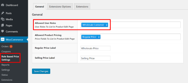Allow custom prices