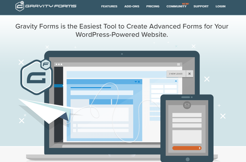 Best Contact Form Plugins for WordPress gravity forms