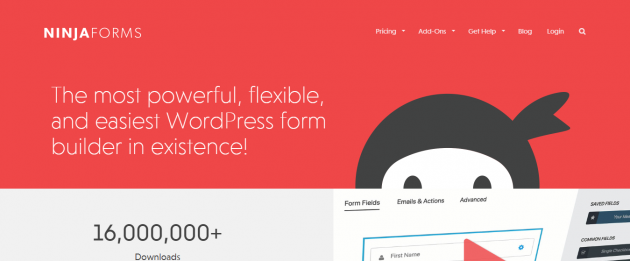 Best Contact Form Plugins for WordPress ninja forms