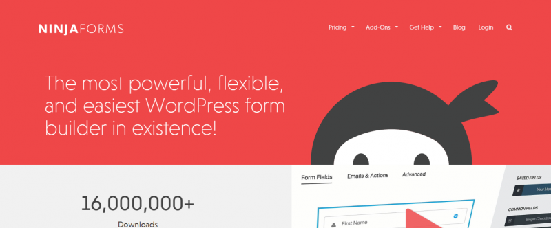 Best Contact Form Plugins for WordPress ninja forms