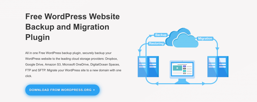 The WPvivid Homepage.