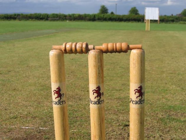Some cricket stumps.