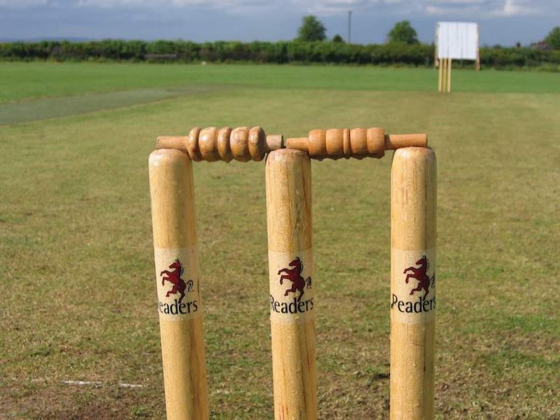 Some cricket stumps.