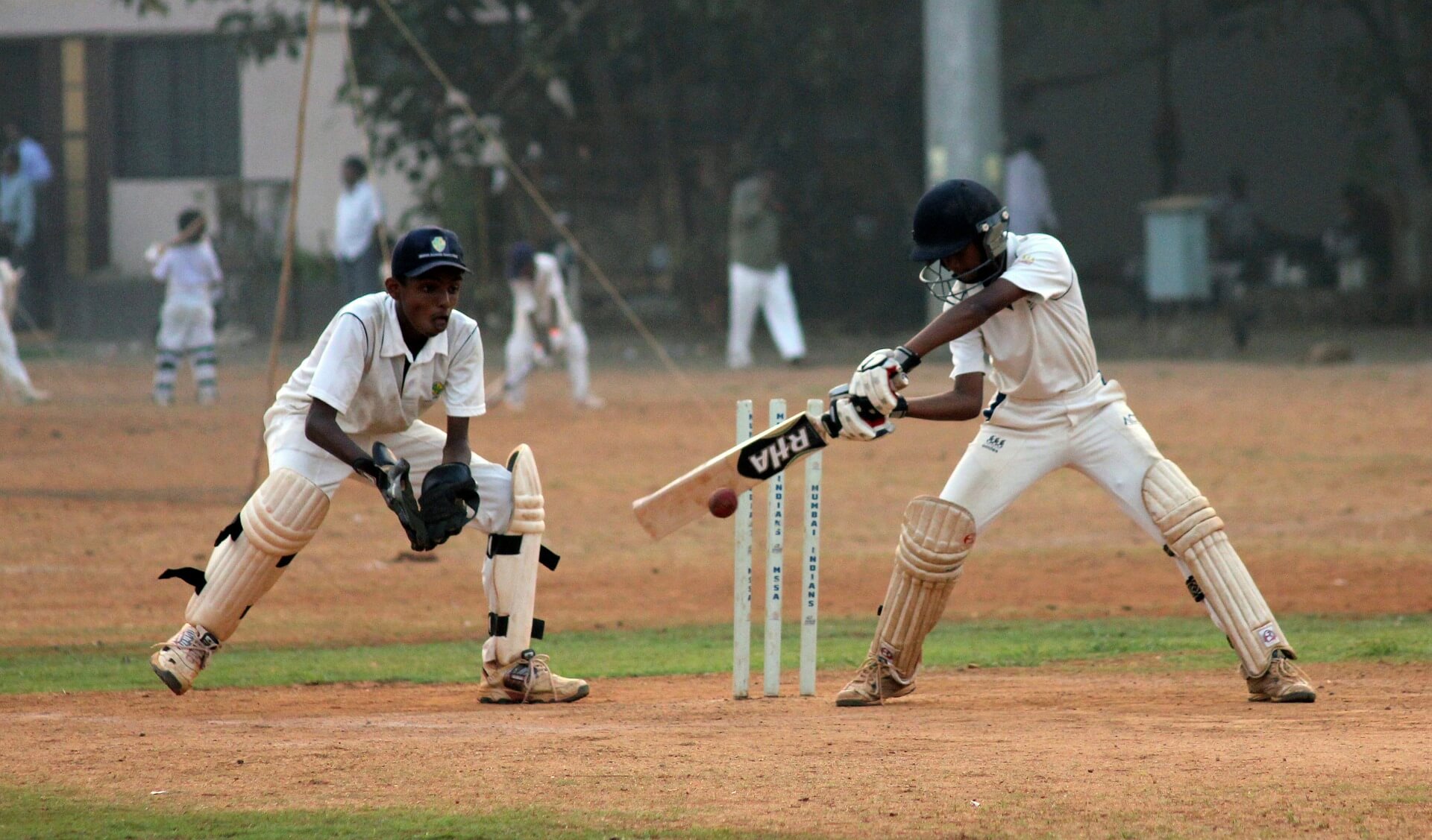 A game of cricket.