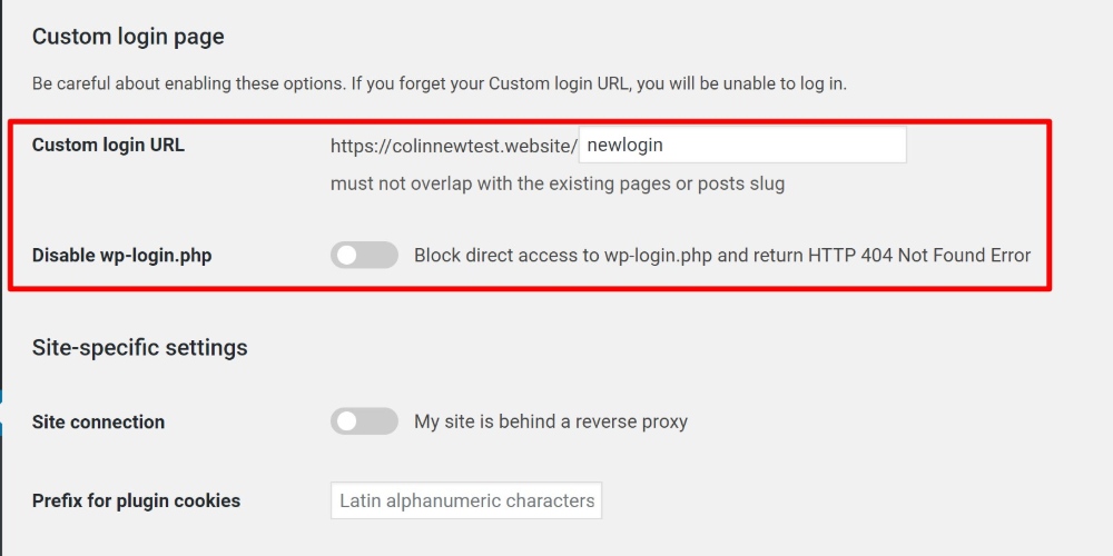 cerber custom login