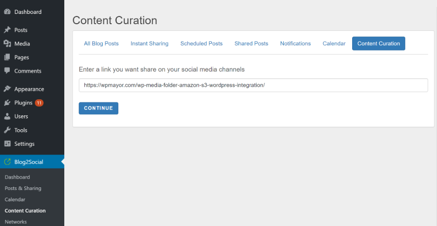 Curate content