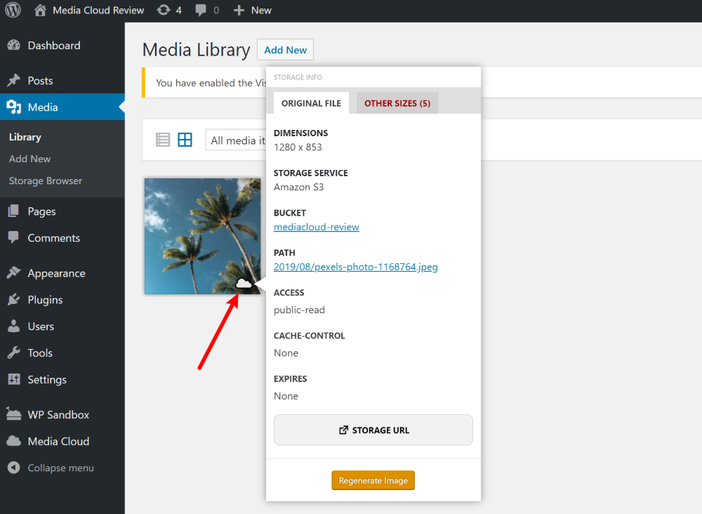 Media Cloud offload file to S3